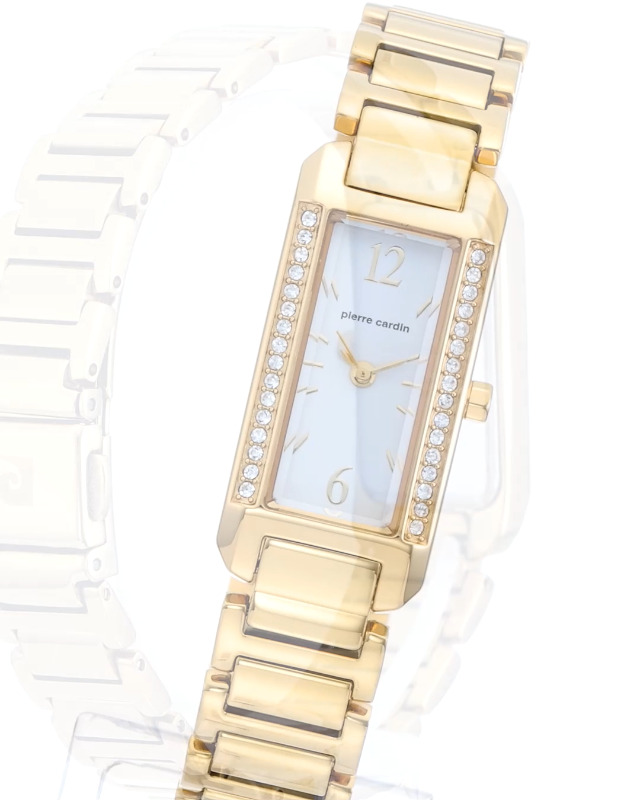 pierre cardin アナログ腕時計 ゴールド/シルバー　¥7100 Vintage Pierre Cardin Womens Gold/Silver Diamond Wrist Watch